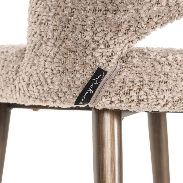 Delphine Counter Stool - Lovely Nature - Fabric and Metal