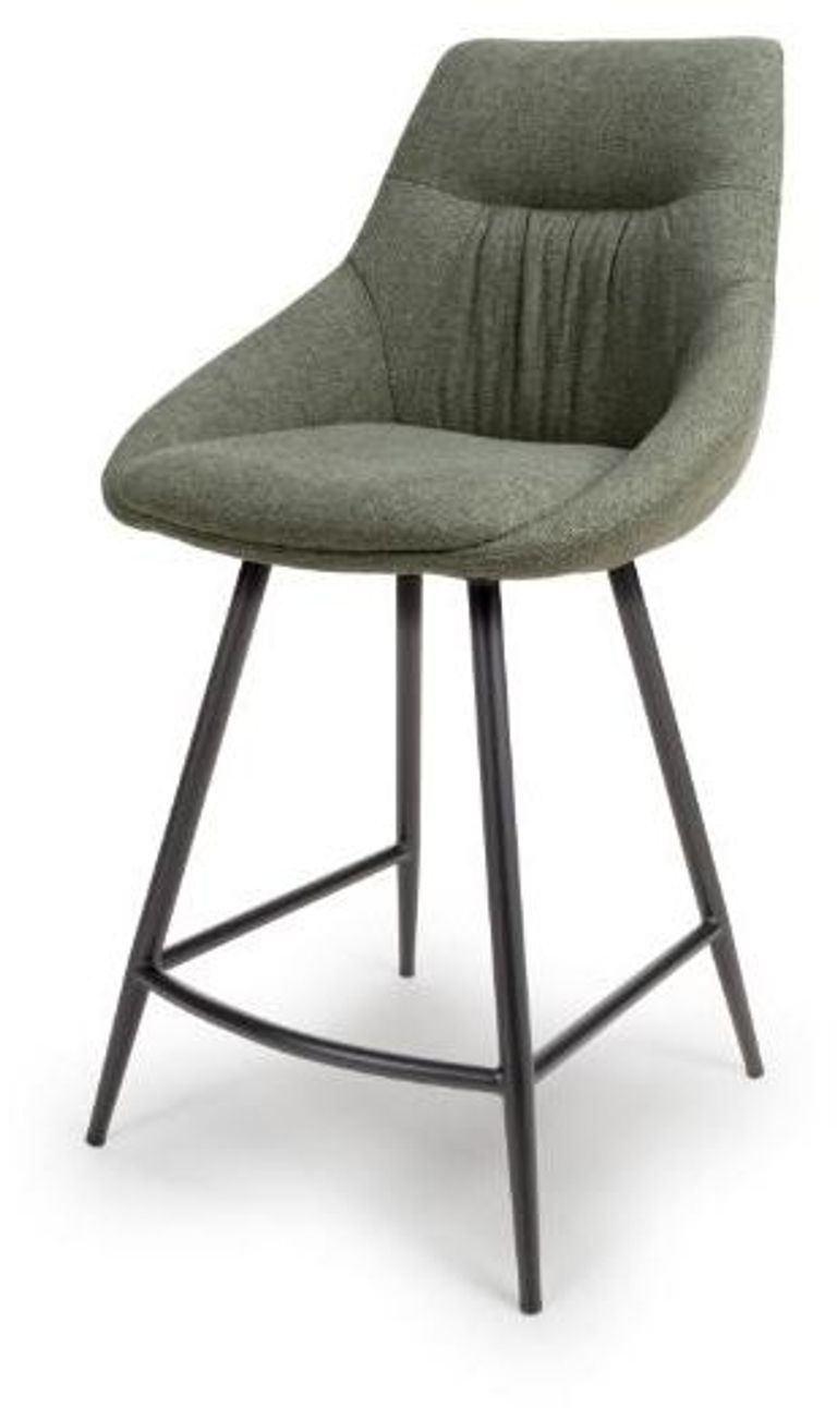 Boden Counter Chair - Set of 2 - Green Fabric