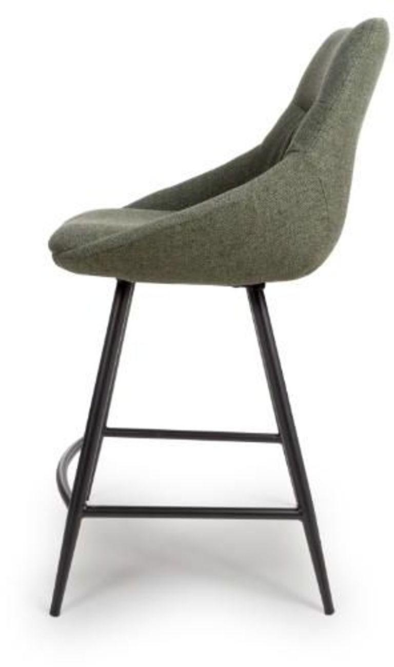 Boden Counter Chair - Set of 2 - Green Fabric