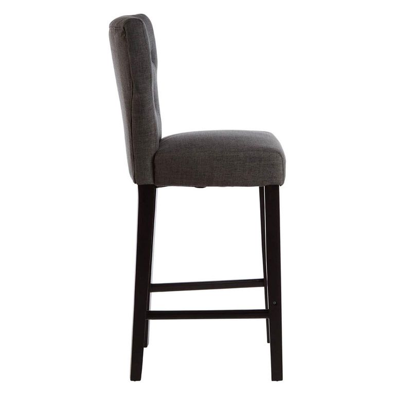 Decatour Barstool - Set of 2 - Grey Fabric