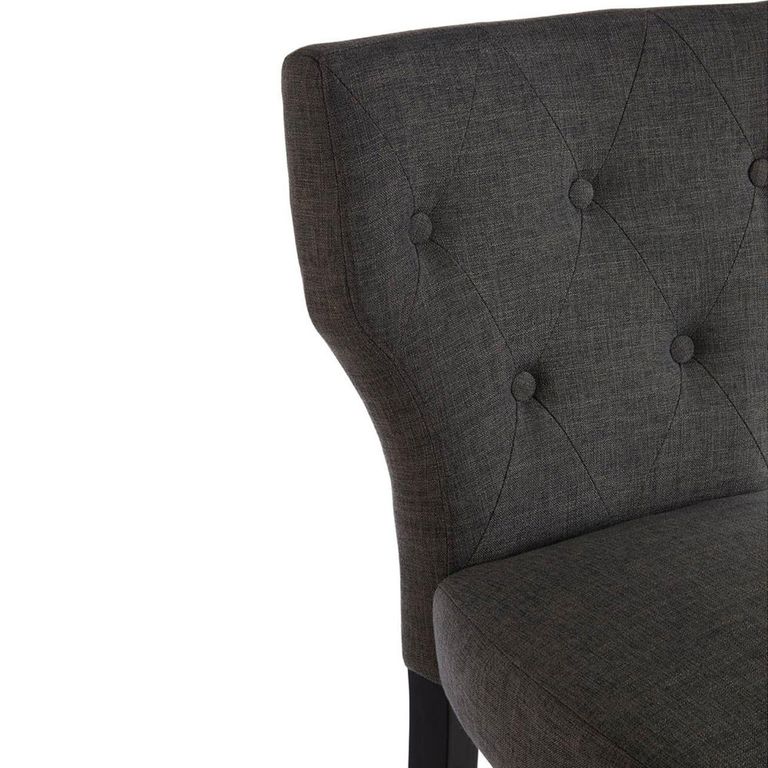 Decatour Barstool - Set of 2 - Grey Fabric