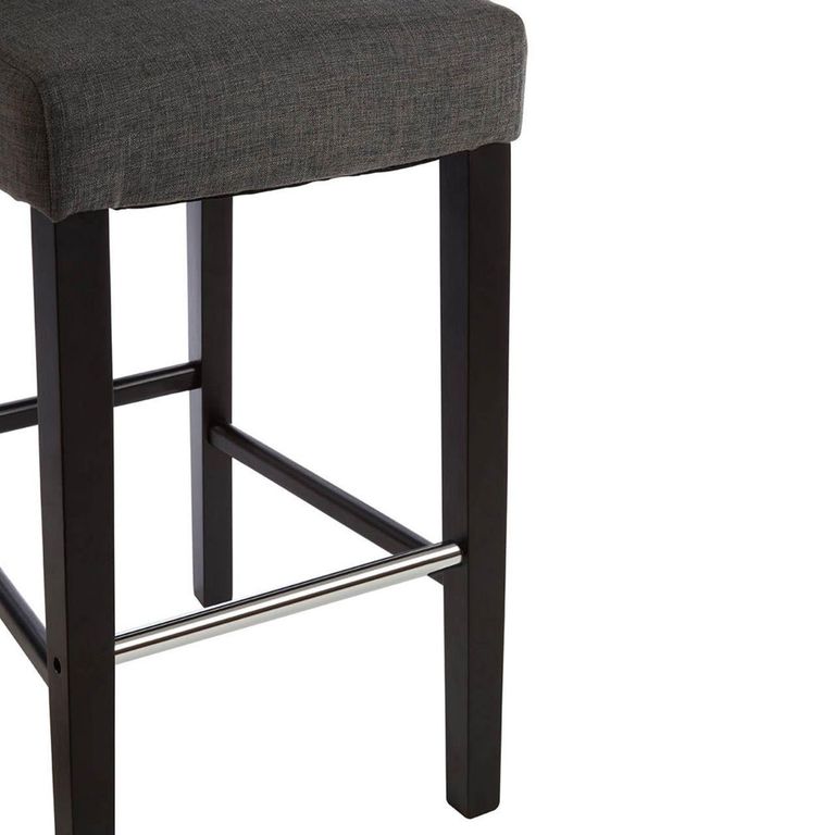 Decatour Barstool - Set of 2 - Grey Fabric
