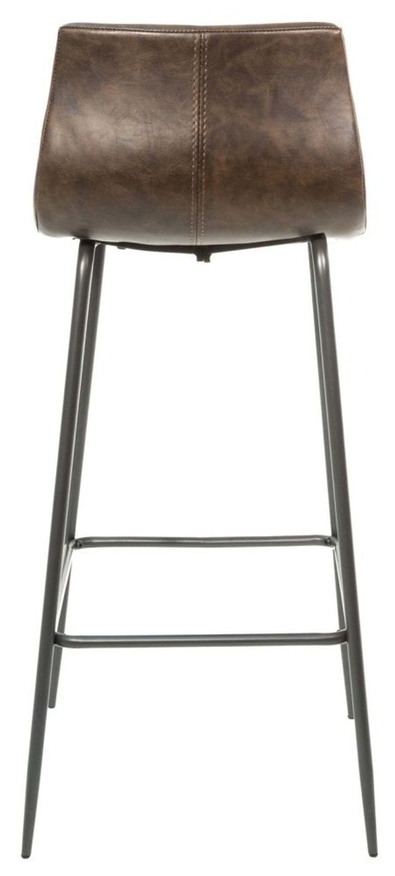 2 x Erlangen Chestnut Vintage Leather Barstool