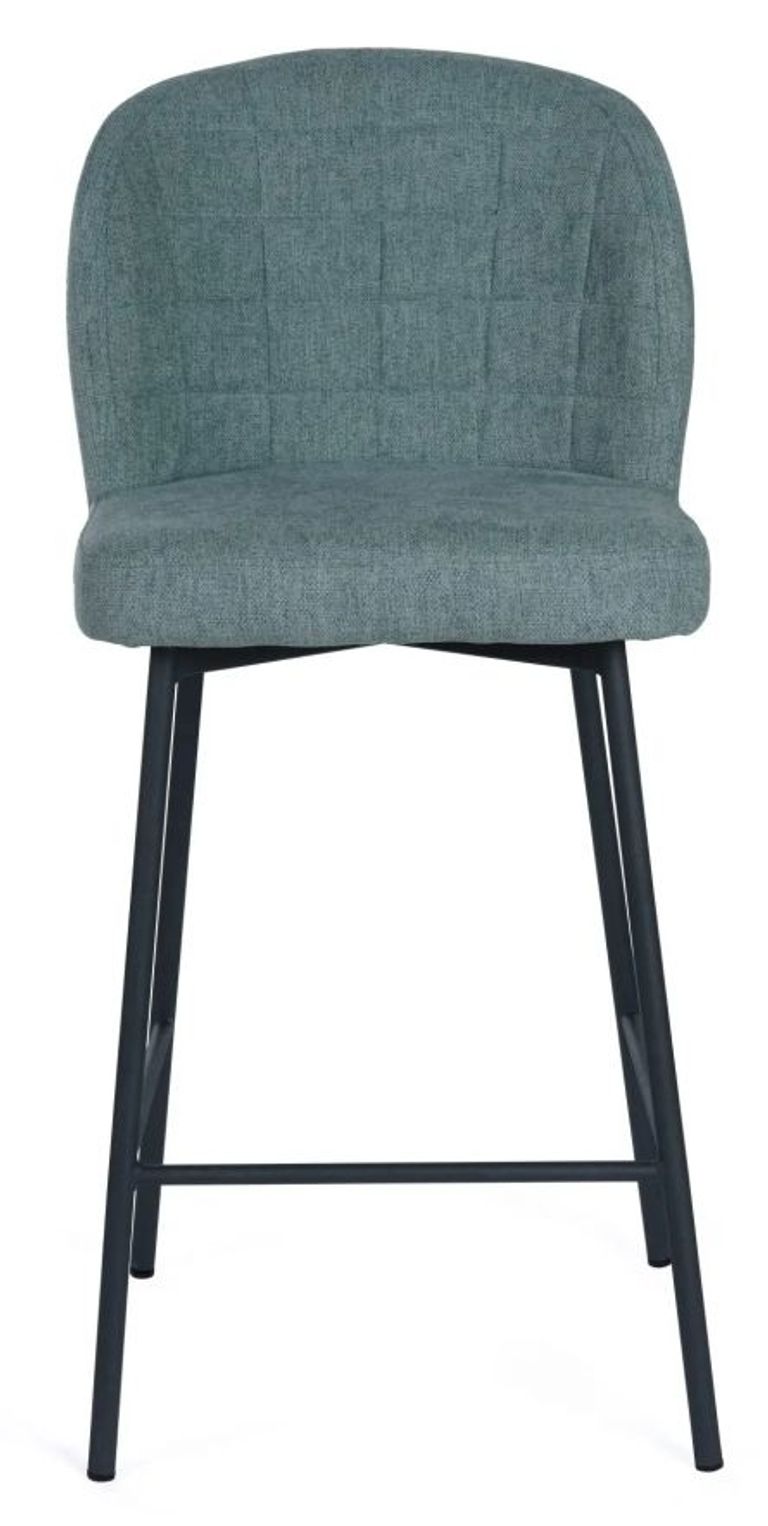 2 x Falun Light Green Fabric Counter Stool