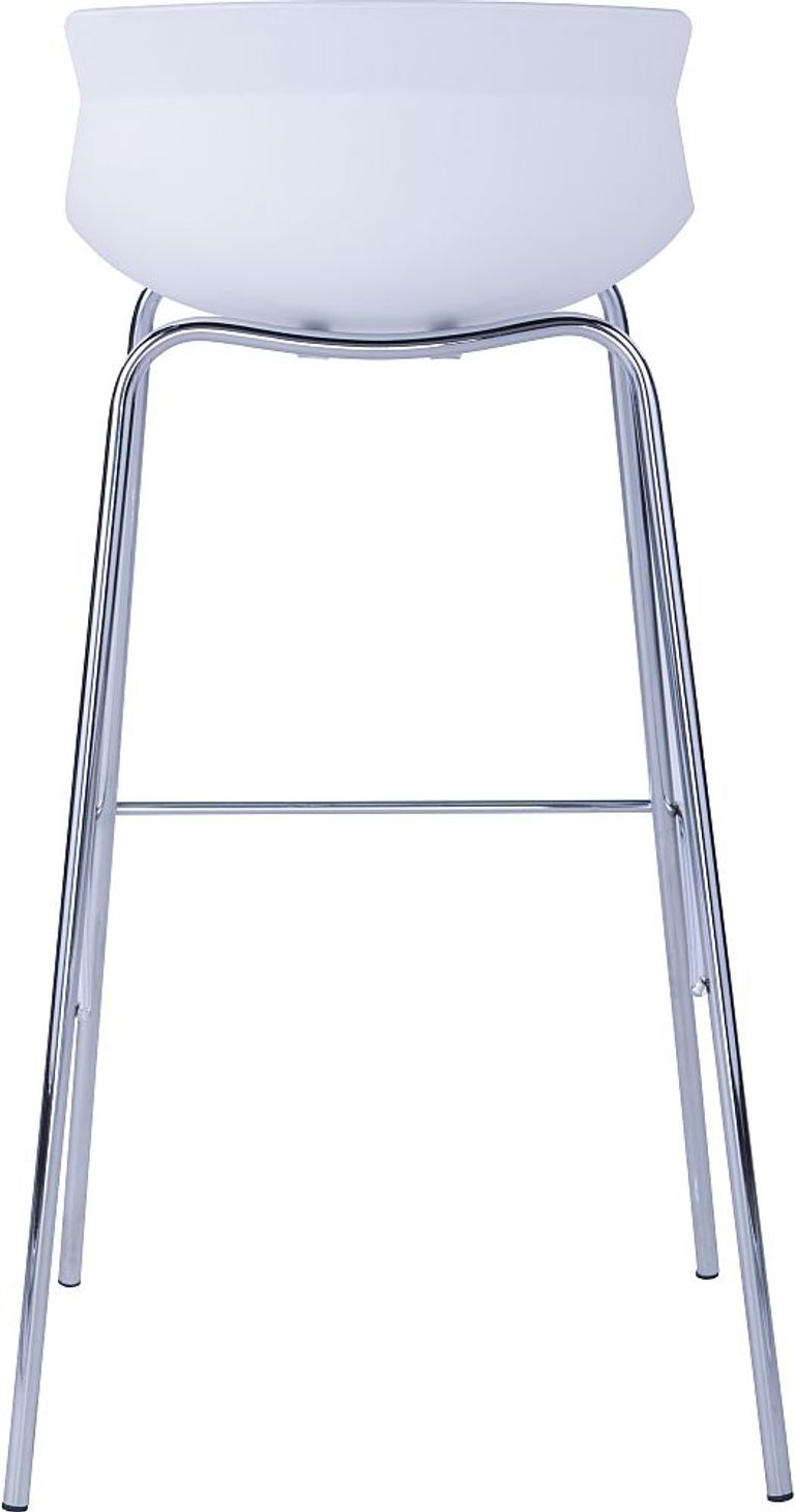 2 x Henry White Barstool - ABS7085WHT