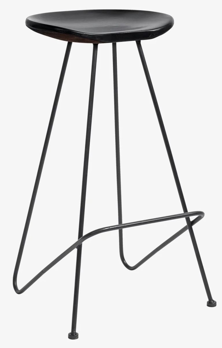 2 x Barry Black Barstool