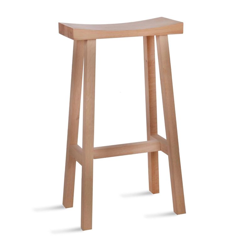 Clockhouse Bar Stool Carbon and Natural Oak