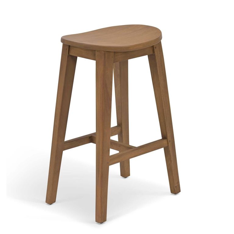 Walcote Bar Stool Natural Wood