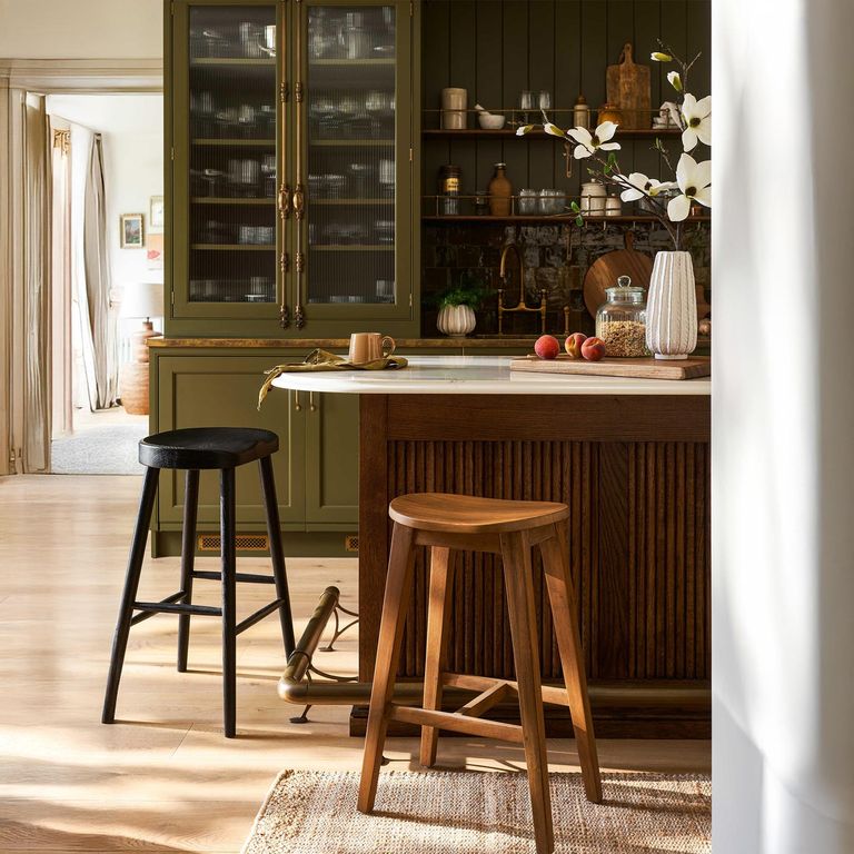 Walcote Bar Stool Natural Wood