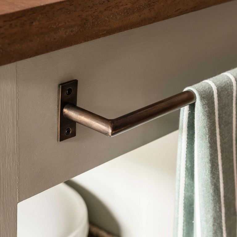 Walcote Kitchen Island Clay Wood