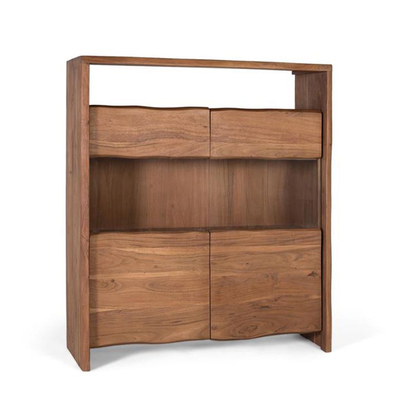 Macerata Buffet Hutch - Acacia Wood - 2 Door