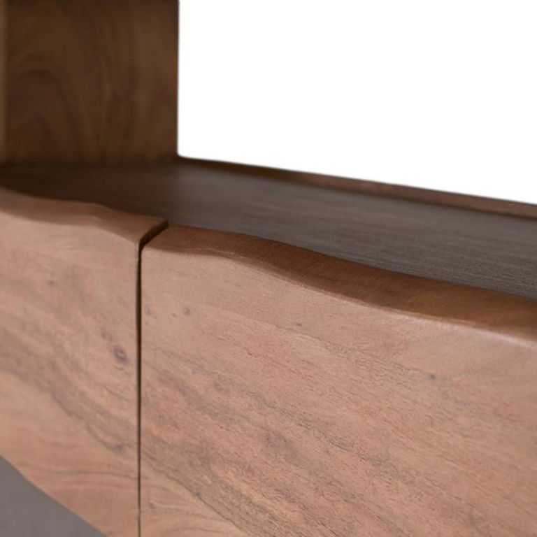 Macerata Buffet Hutch - Acacia Wood - 2 Door