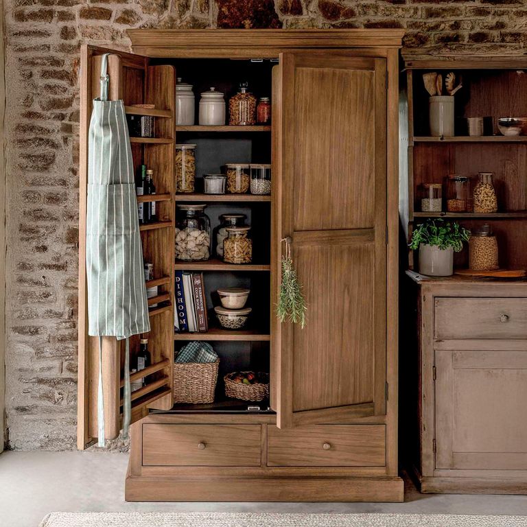 Walcote Pantry Natural Wood