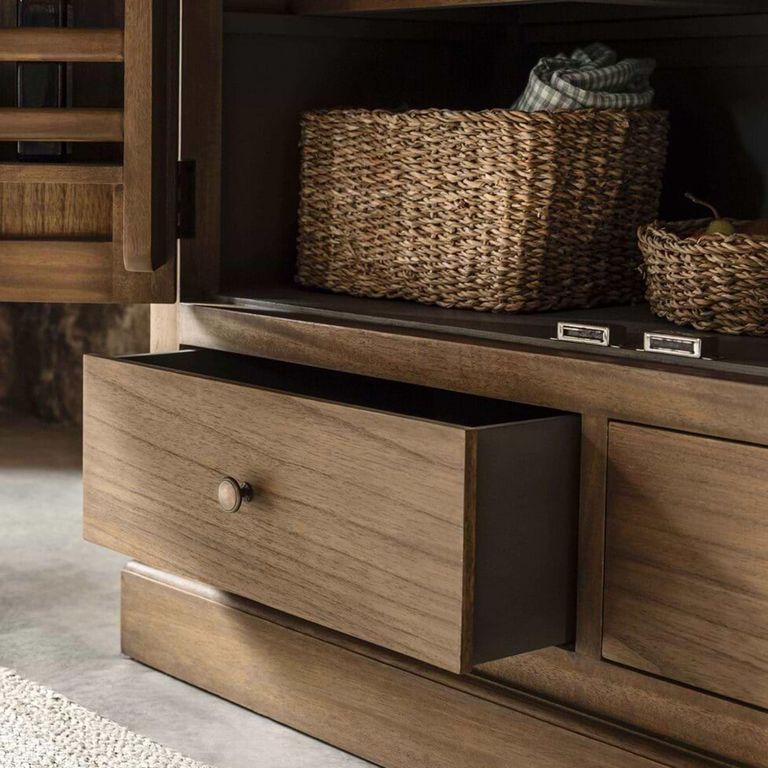 Walcote Pantry Natural Wood