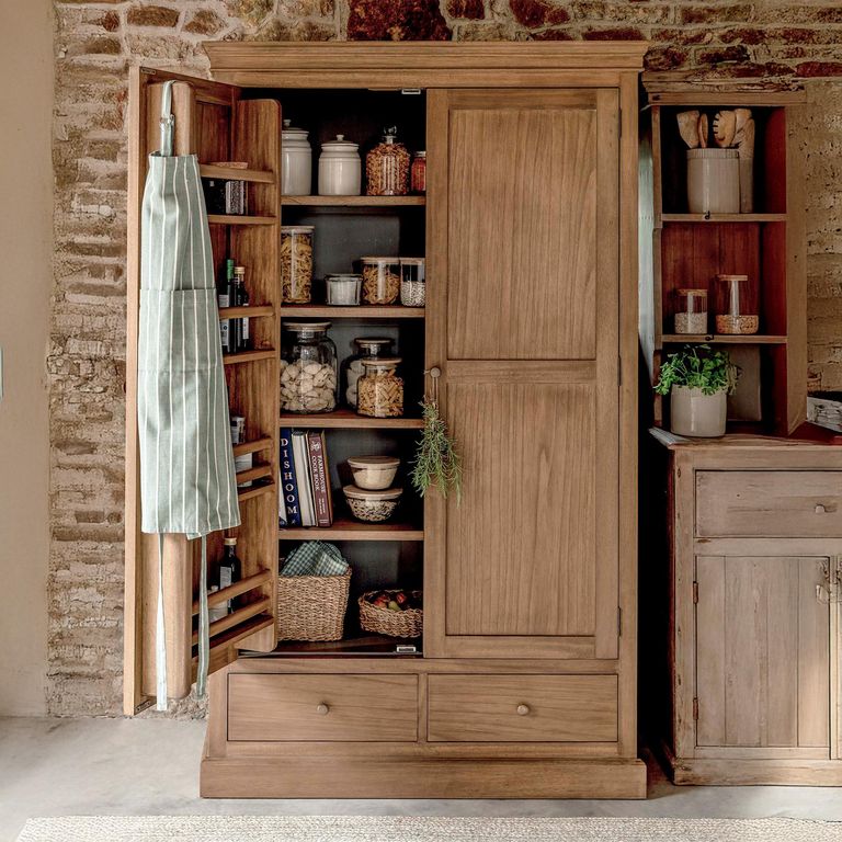 Walcote Pantry Natural Wood