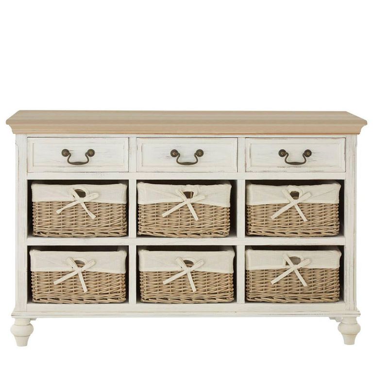 Hendra Kitchen Cabinet - 3 Drawer - White
