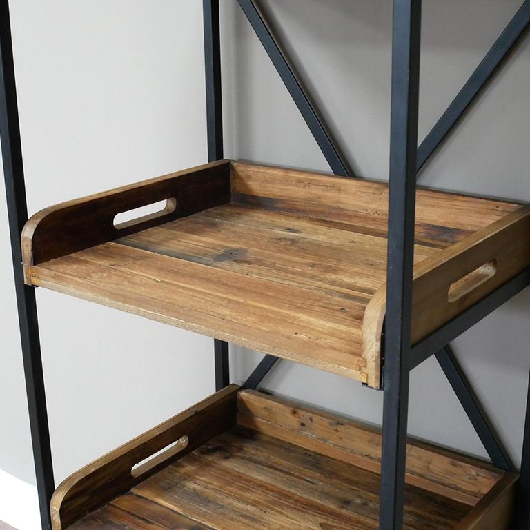 Shelves - Reclaimed Wood and Metal - Tall