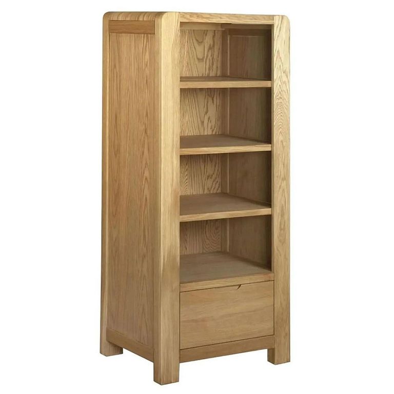 Bergen Shelving Unit - 1 Drawer - Oak