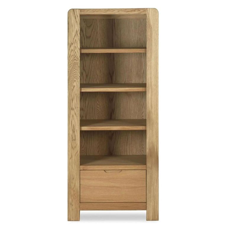 Bergen Shelving Unit - 1 Drawer - Oak