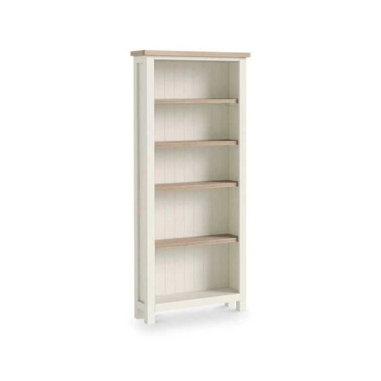 Modern Bookcase - Large - White Painted