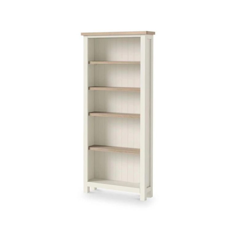 Modern Bookcase - Large - White Painted