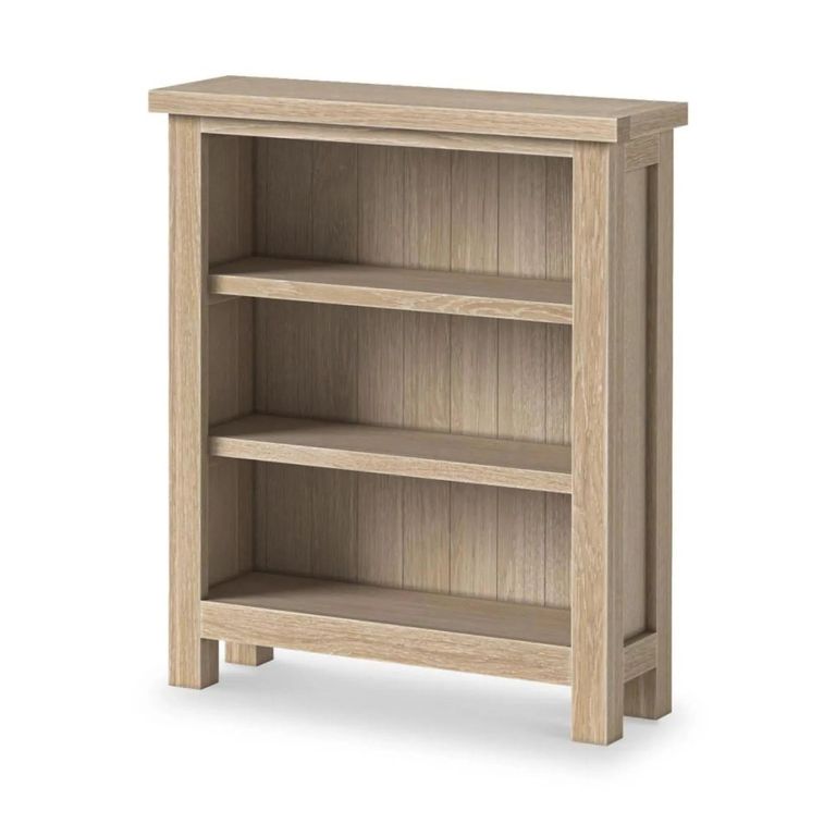 Modern Country Oak - Bookcase - Low