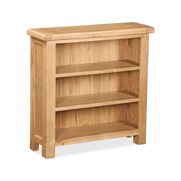 Salisbury Premium Low Bookcase - Oak