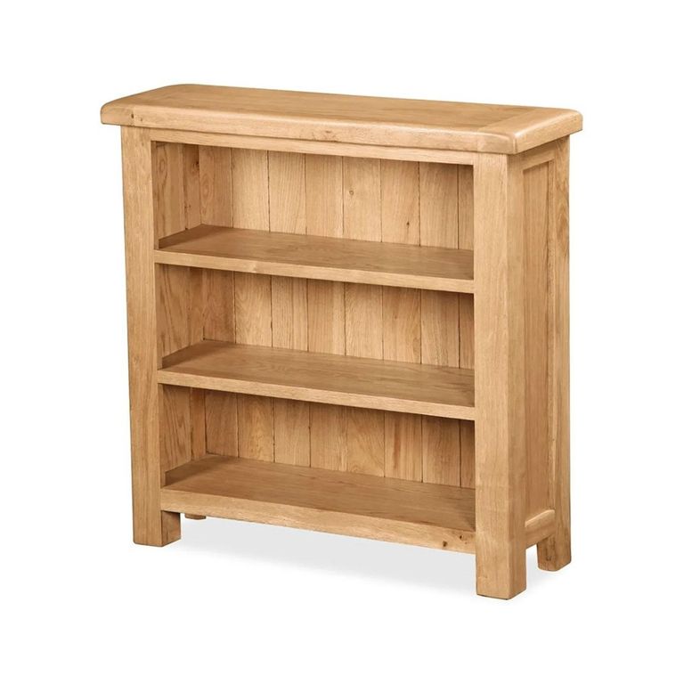 Salisbury Premium Low Bookcase - Oak