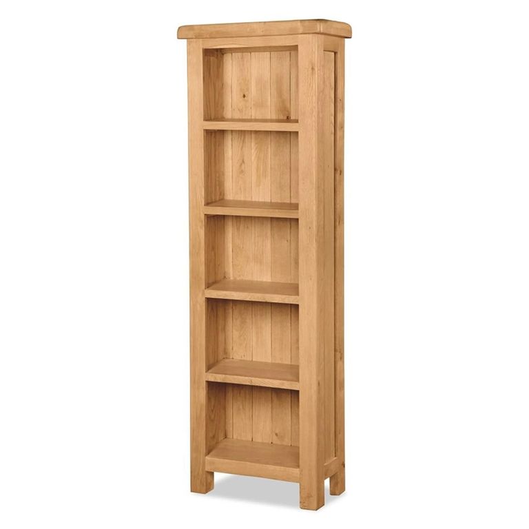 Salisbury Premium Narrow Bookcase - Oak