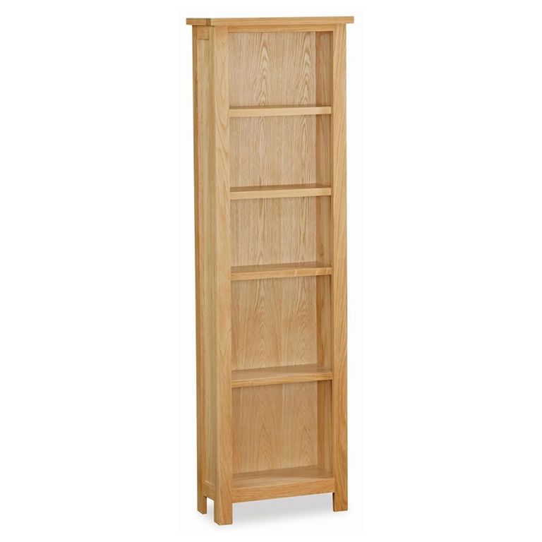 New Trinity Bookcase - Narrow - Natural Oak