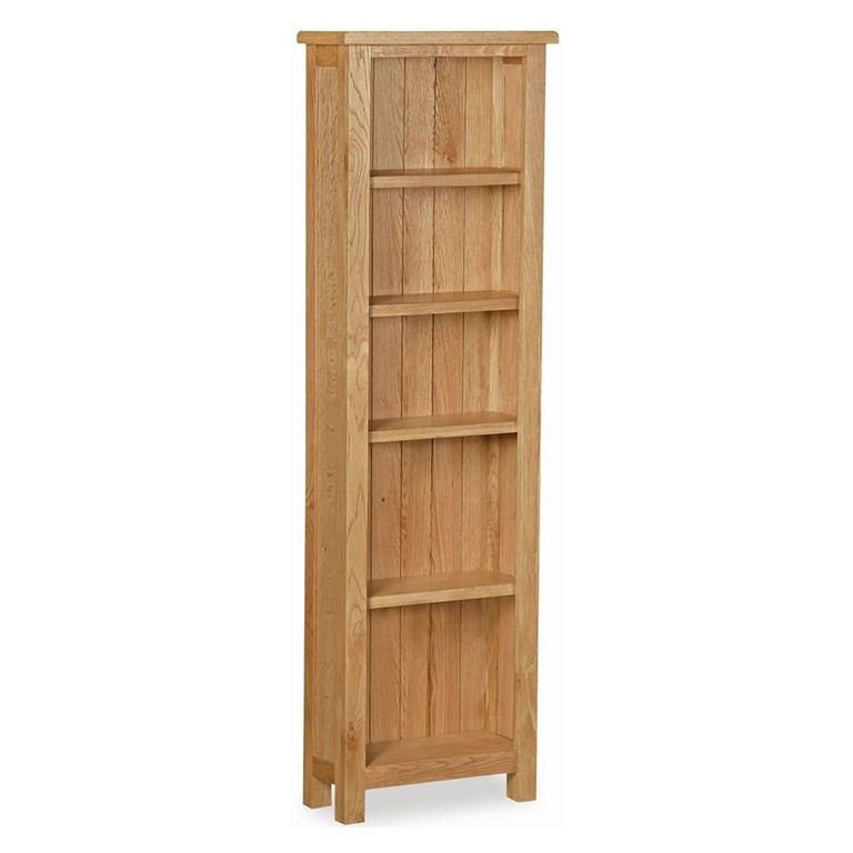 Salisbury Lite Narrow Bookcase - Oak
