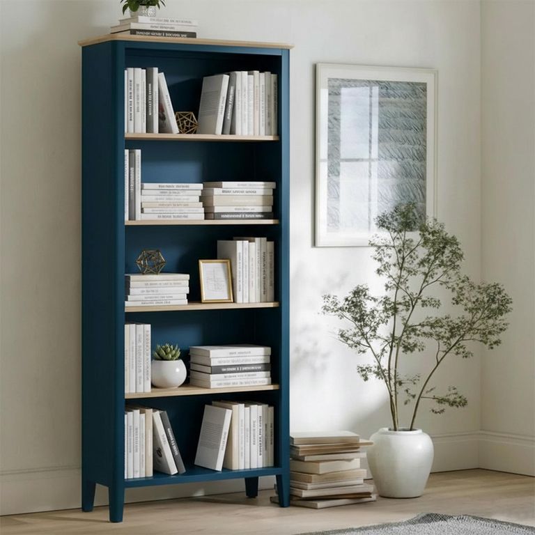 Marlow Large Bookcase - Blue