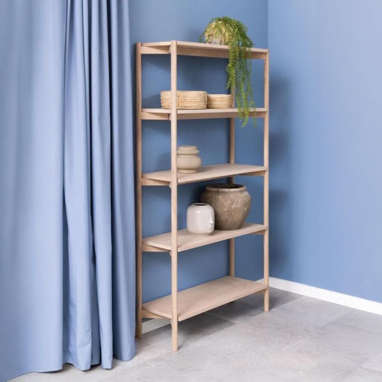 Braidwood Bookcase - Open - Tall - White Oak