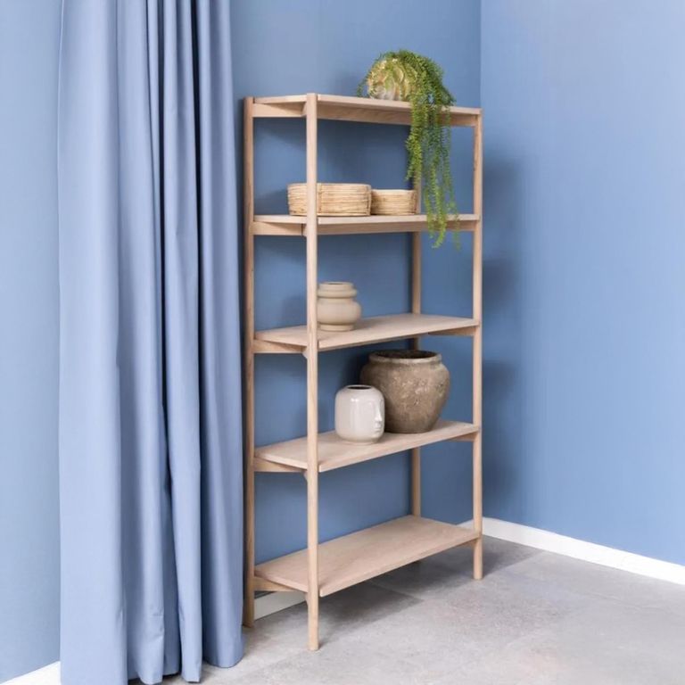 Braidwood Bookcase - Open - Tall - White Oak