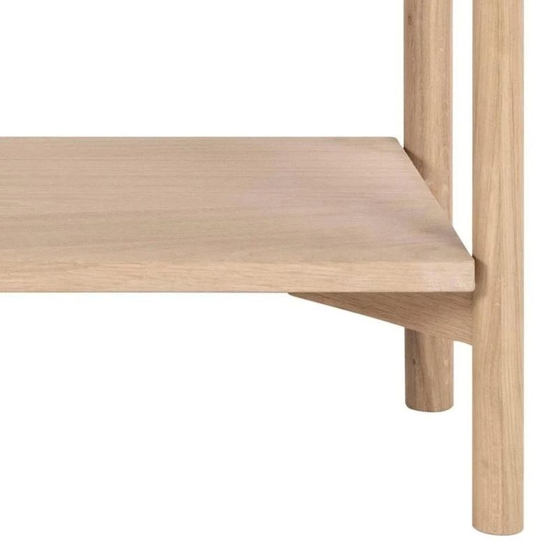 Braidwood Bookcase - Open - Wide - White Oak