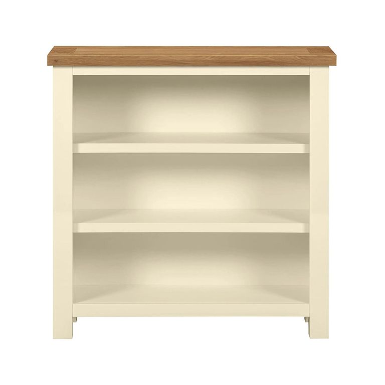 Lundy Bookcase - Low - Ivory Painted