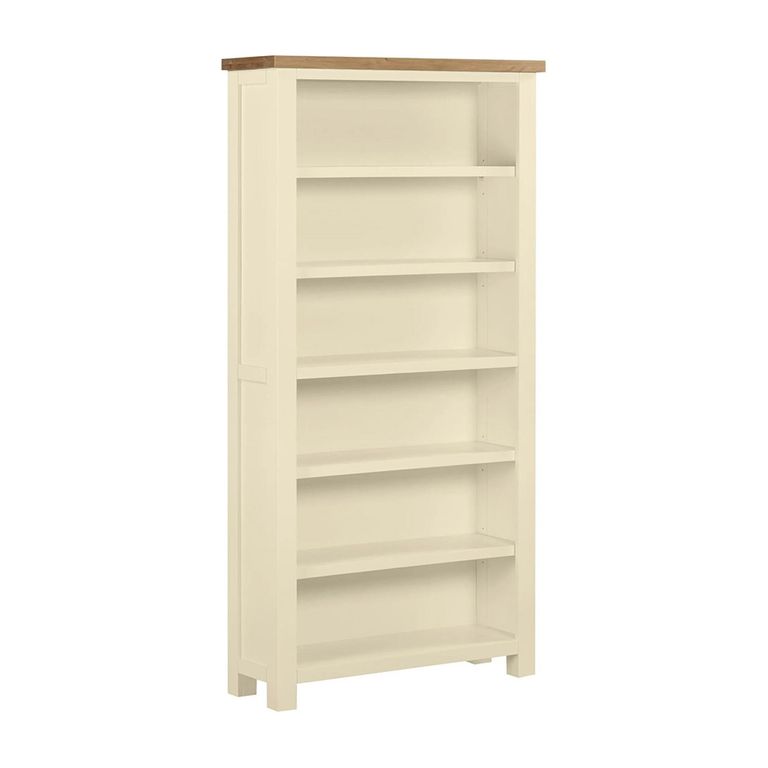 Lundy Bookcase - Tall - Ivory Painted