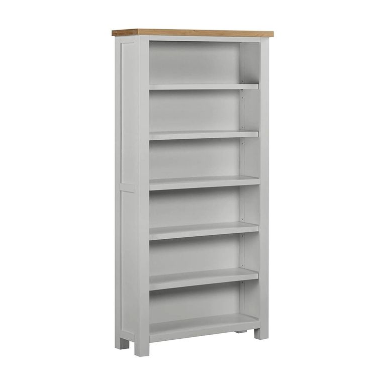 Lundy Bookcase - Tall - Grey Painted