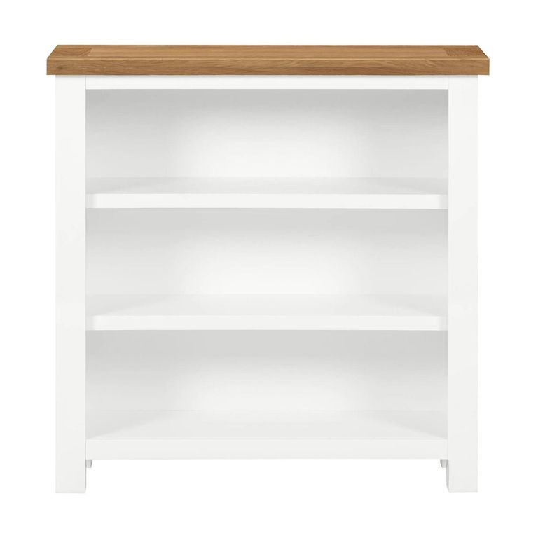 Lundy Bookcase - Low - White Painted