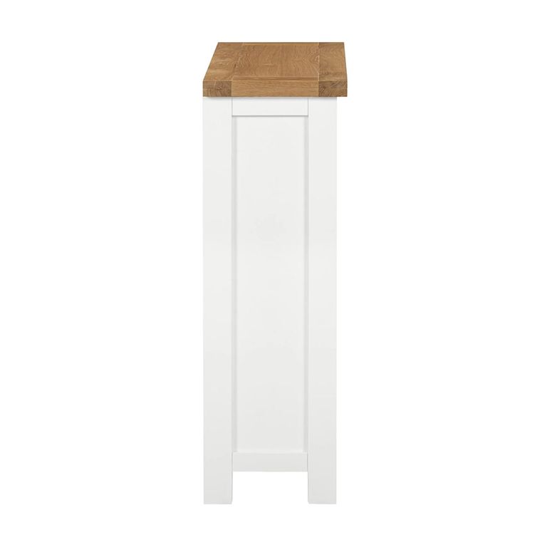 Lundy Bookcase - Low - White Painted