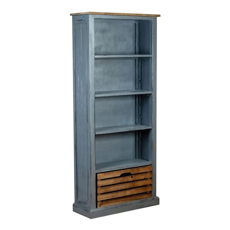 Bishop Bookcase - Tall - Grey Painted