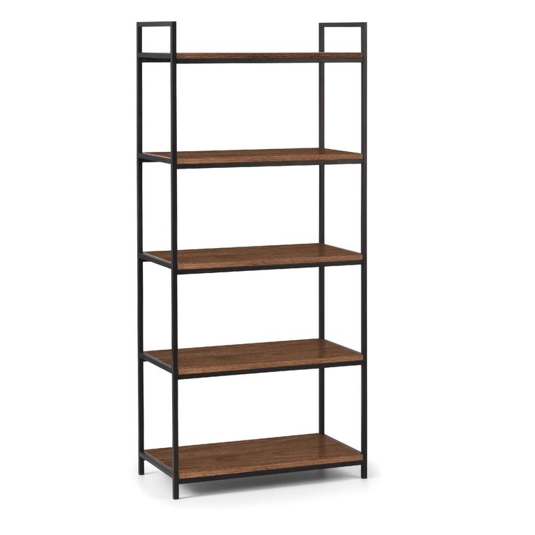 Tribeca Open Tall Shelving Unit - Walnut