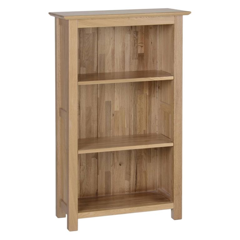 Nimbus Bookcase - Narrow Low - Oak