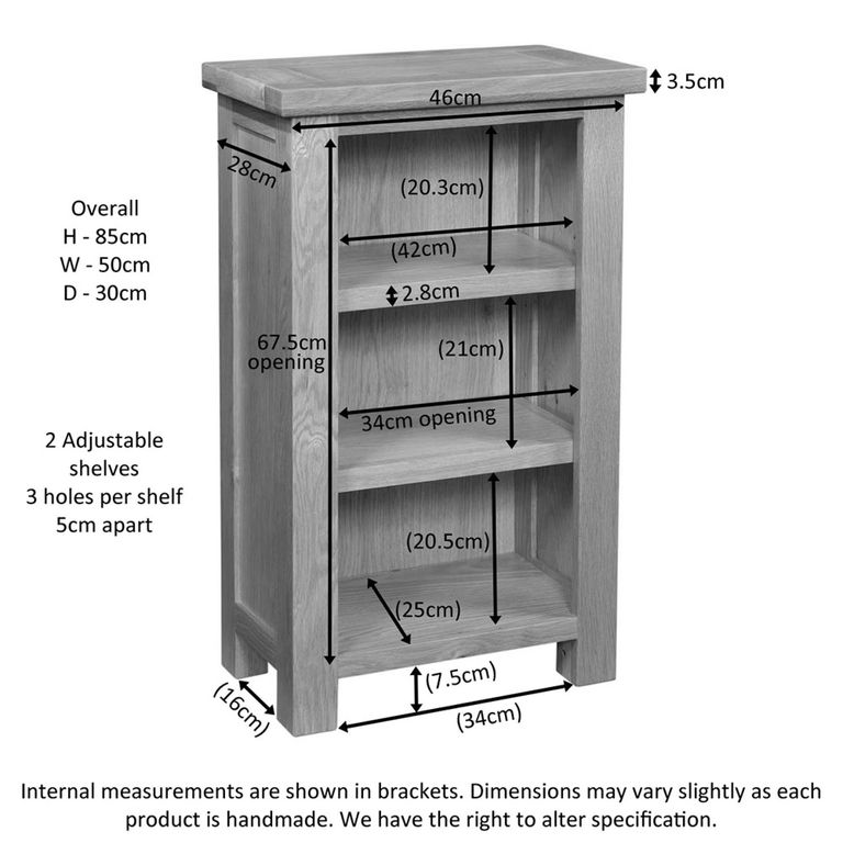 Appleby Bookcase - Small - Oak