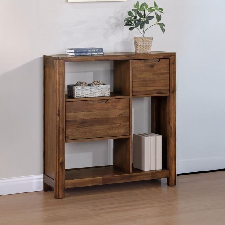 Monterey Compact Bookcase - Acacia Wood