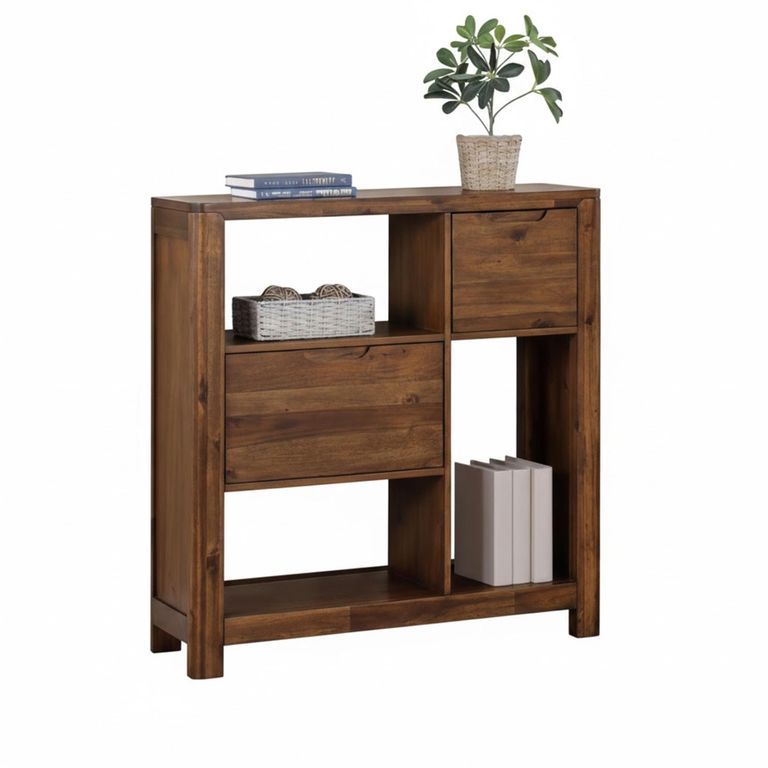 Monterey Compact Bookcase - Acacia Wood