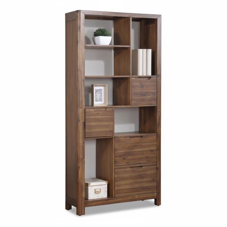 Monterey Tall Bookcase - Acacia Wood