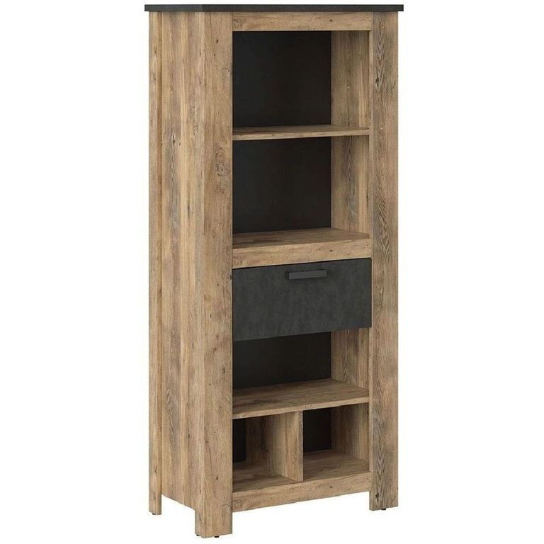 Clearance - Rapallo Bookcase - Oak - A538
