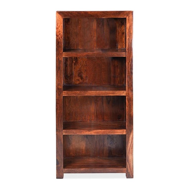 Cube Sheesham Narrow Bookcase