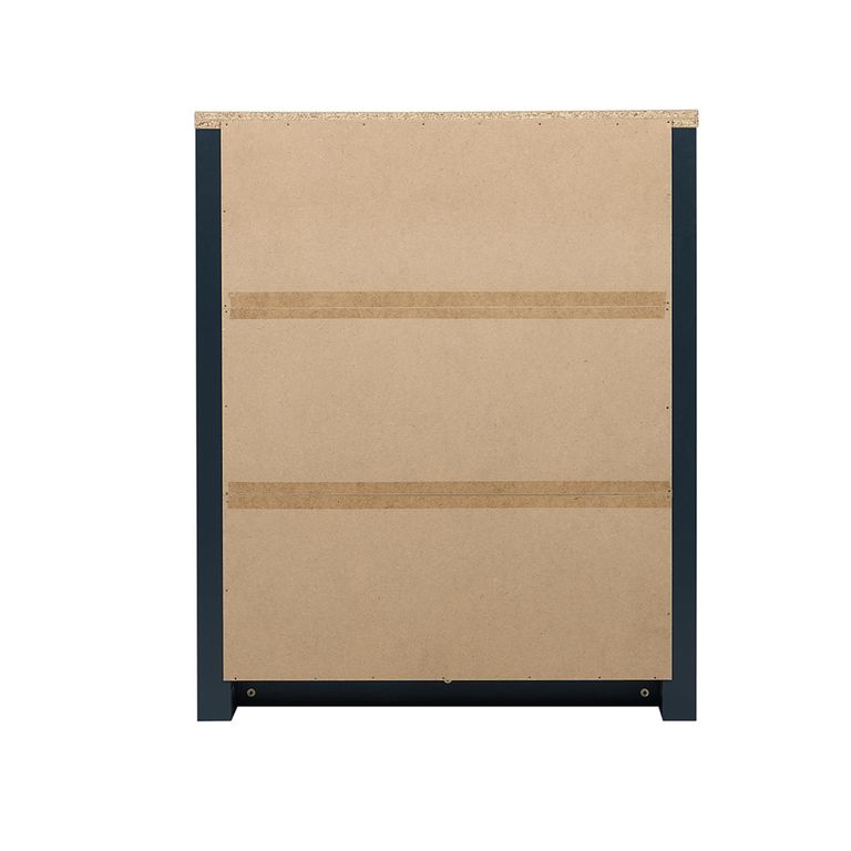 Highgate Bookshelf - 3 Tier - Navy Blue Painted